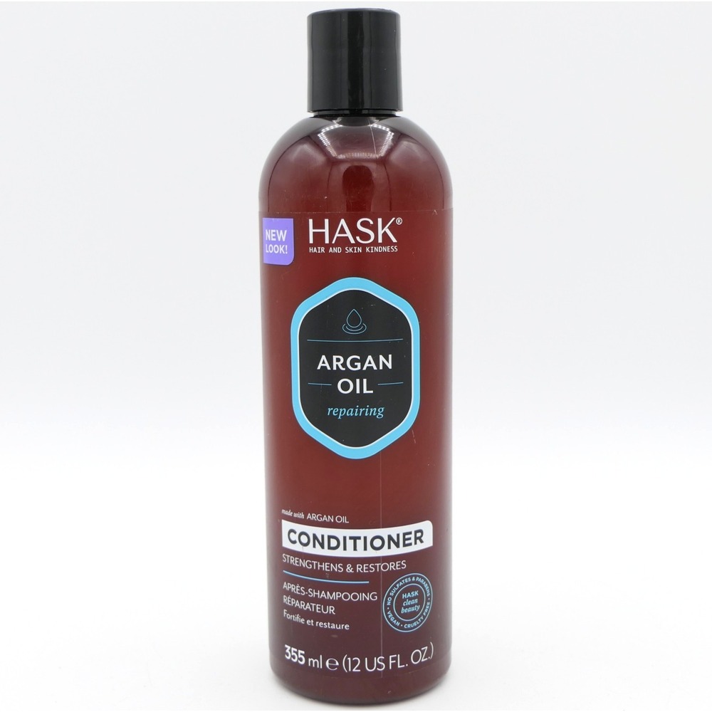 HASK Argan Oil Repairing Conditioner 12 fl oz Strengthens & Restores Hair